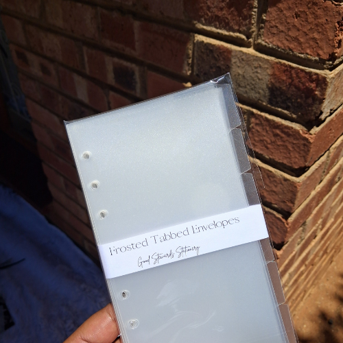 Frosted Tabbed Cash Envelope