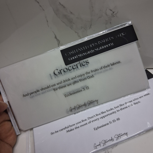 A6 Cash Envelope Inserts