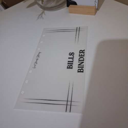 Matte Vellum A6 Dashboard