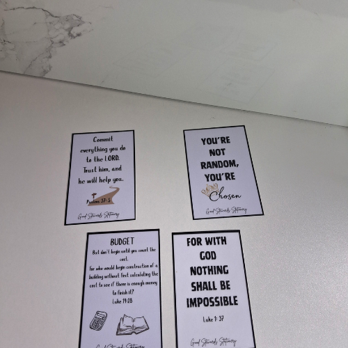 Binder Decor Cards
