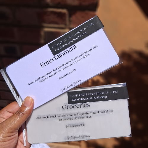 A6 Cash Envelope Inserts